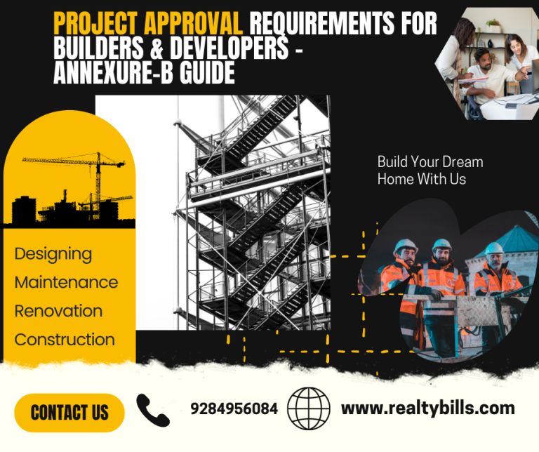 Project Approval Requirements for Builders & Developers - Annexure-B Guide​